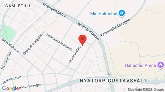 Lägenheter att hyra i Halmstad - Bild från Google Street View
