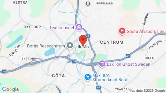 Studentbostäder att hyra i Borås - Bild från Google Street View