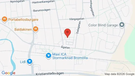 Lägenheter att hyra i Bromölla - Bild från Google Street View