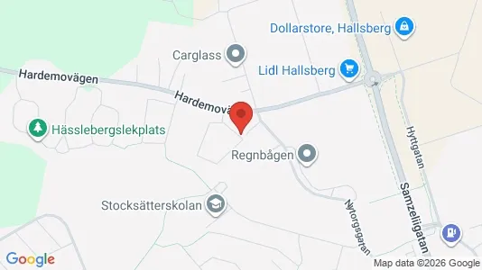 Lägenheter att hyra i Hallsberg - Bild från Google Street View