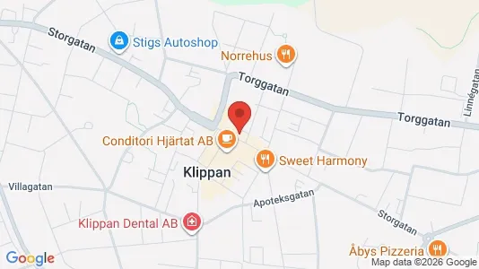 Lägenheter att hyra i Klippan - Bild från Google Street View