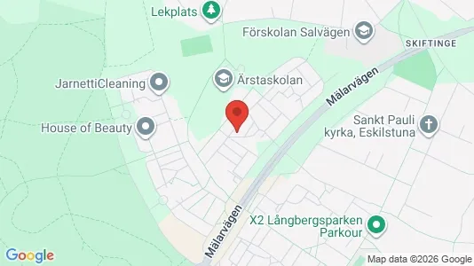 Lägenheter att hyra i Eskilstuna - kort over placeringen