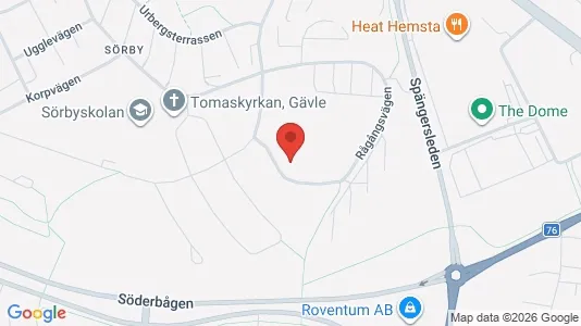 Lägenheter att hyra i Gävle - Bild från Google Street View