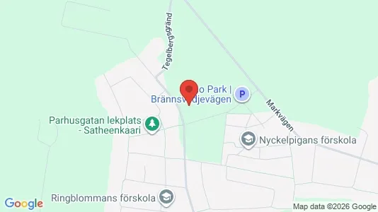 Lägenheter att hyra i Skellefteå - kort over placeringen