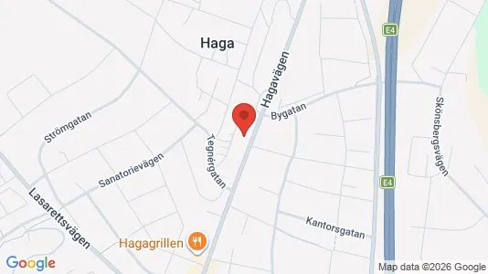 Lägenheter att hyra i Sundsvall - kort over placeringen