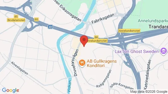 Lägenheter att hyra i Borås - kort over placeringen