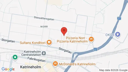 Lägenheter att hyra i Katrineholm - kort over placeringen