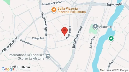 Lägenheter att hyra i Eskilstuna - kort over placeringen