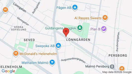 Lägenheter att hyra i Malmö Centrum - kort over placeringen