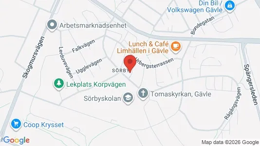 Lägenheter att hyra i Gävle - Bild från Google Street View