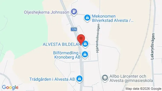Lägenheter att hyra i Alvesta - Bild från Google Street View