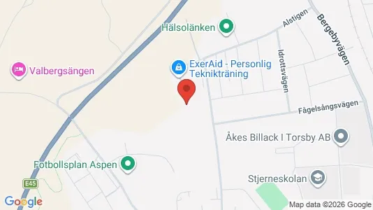 Lägenheter att hyra i Torsby - kort over placeringen