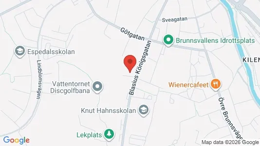 Lägenheter att hyra i Ronneby - kort over placeringen