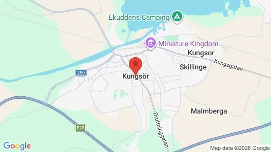 Hus till salu i Kungsör - kort over placeringen