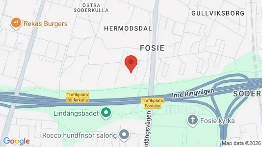 Lägenheter att hyra i Fosie - kort over placeringen