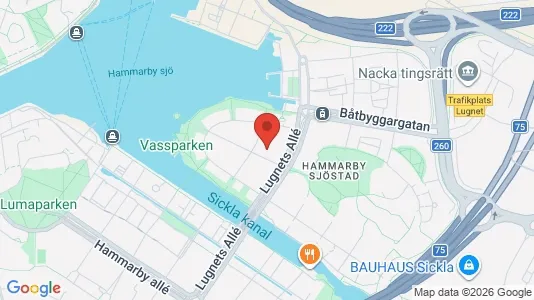 Lägenheter till salu i Hammarbyhamnen - Bild från Google Street View
