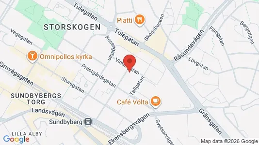 Lägenheter att hyra i Sundbyberg - kort over placeringen