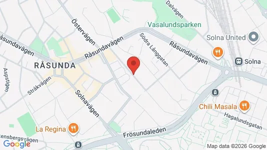 Bostadsrätter till salu i Solna - Bild från Google Street View