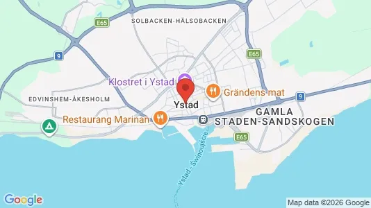 Hus till salu i Ystad - Bild från Google Street View