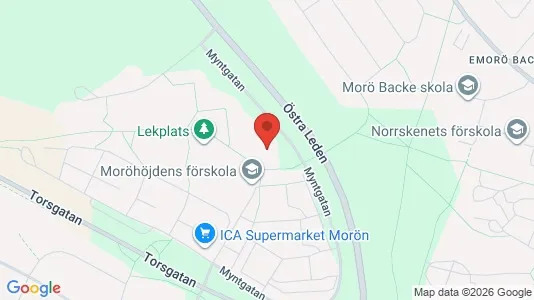 Bostadsrätter till salu i Skellefteå - kort over placeringen