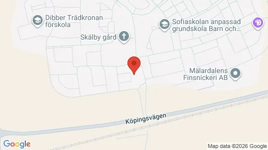 Lägenheter att hyra i Västerås - kort over placeringen
