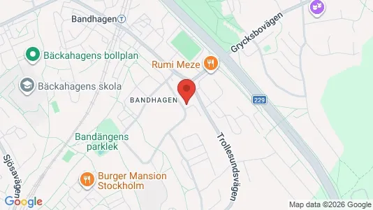 Lägenheter att hyra i Söderort - kort over placeringen