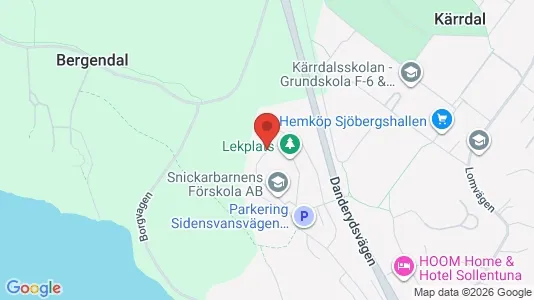 Lägenheter att hyra i Sollentuna - kort over placeringen