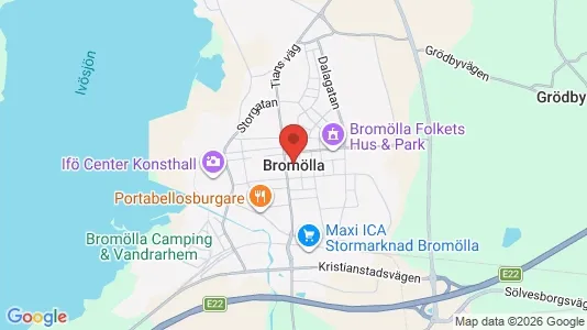 Hus att hyra i Bromölla - Bild från Google Street View