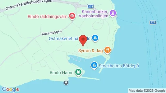 Lägenheter att hyra i Vaxholm - kort over placeringen
