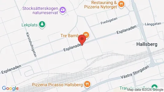Lägenheter att hyra i Hallsberg - Bild från Google Street View