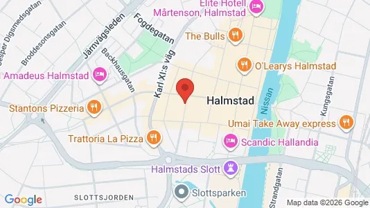 Lägenheter att hyra i Halmstad - Bild från Google Street View