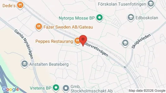 Lägenheter till salu i Huddinge - Bild från Google Street View