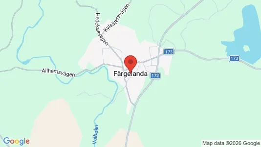 Hus till salu i Färgelanda - Bild från Google Street View