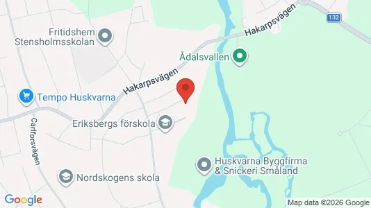 Bostadsrätter till salu i Jönköping - kort over placeringen