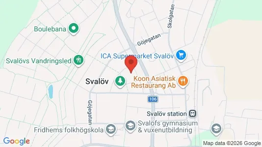 Lägenheter att hyra i Svalöv - kort over placeringen