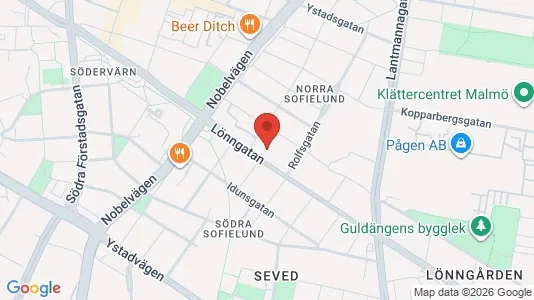 Lägenheter att hyra i Malmö Centrum - kort over placeringen