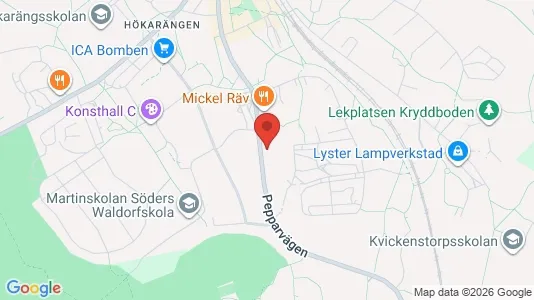 Lägenheter att hyra i Söderort - kort over placeringen