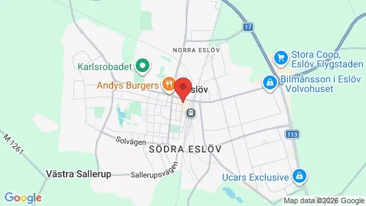 Tomter till salu i Eslöv - Bild från Google Street View