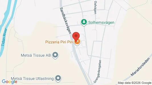 Bostadsrätter till salu i Mariestad - kort over placeringen