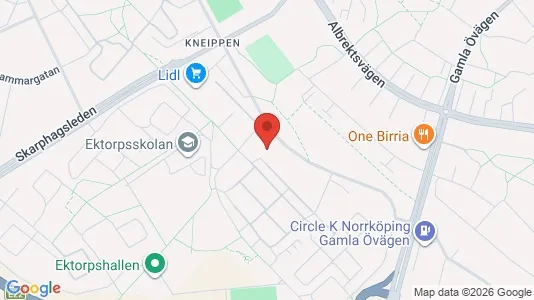 Bostadsrätter till salu i Norrköping - kort over placeringen