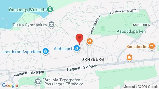 Bostadsrätter till salu i Söderort - kort over placeringen