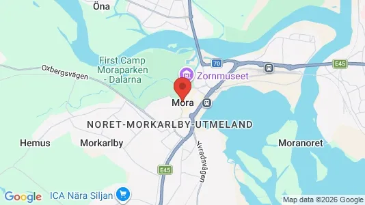 Hus till salu i Mora - Bild från Google Street View