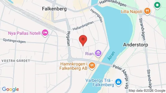 Lägenheter att hyra i Falkenberg - Bild från Google Street View