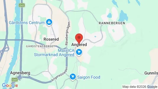 Hus till salu i Angered - Bild från Google Street View