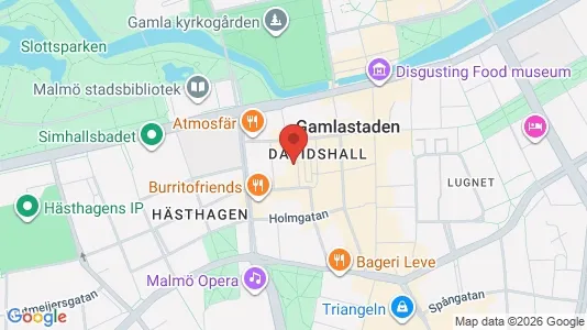 Lägenheter att hyra i Malmö Centrum - kort over placeringen