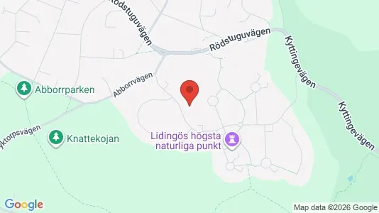 Rum att hyra i Lidingö - Bild från Google Street View