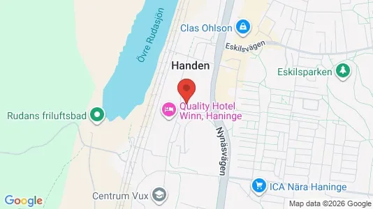 Lägenheter att hyra i Haninge - kort over placeringen