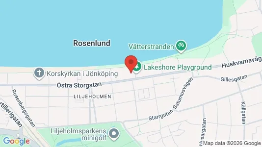 Lägenheter att hyra i Jönköping - kort over placeringen