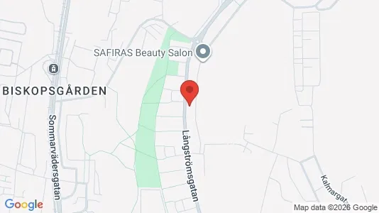 Lägenheter att hyra i Västra hisingen - kort over placeringen