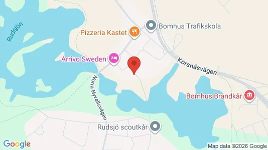 Lägenheter att hyra i Gävle - kort over placeringen